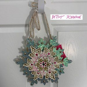 Betsey Johnson Snowflake Crossbody Bag - Multicolor